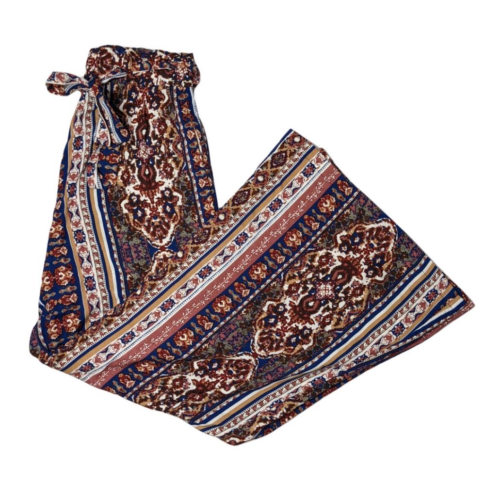 Wide Leg High Rise Pants - HAS POCKETS Size 2 4 S XS Small - fall colors style - Picture 14 of 16